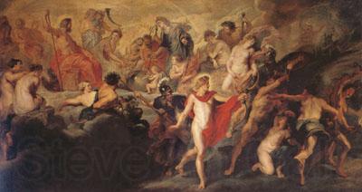 Peter Paul Rubens The Council of the Gods (mk05) Norge oil painting art